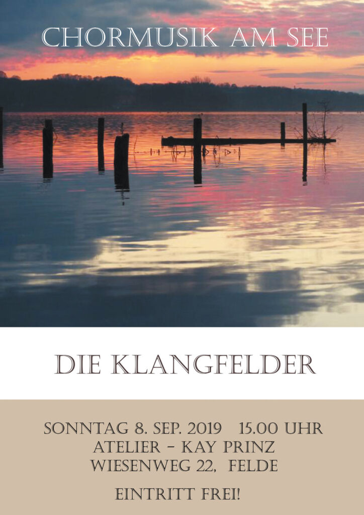 Plakat Klangfelder Konzert