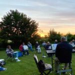 Die Klangfelder singen im Freien